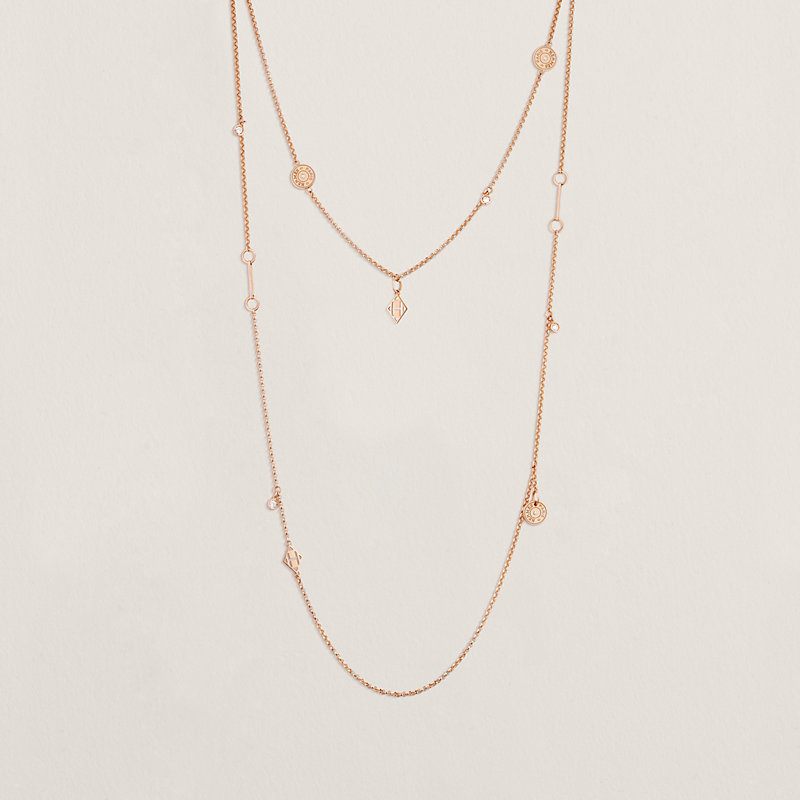 Hermès Ex-Libris long necklace | Hermès USA